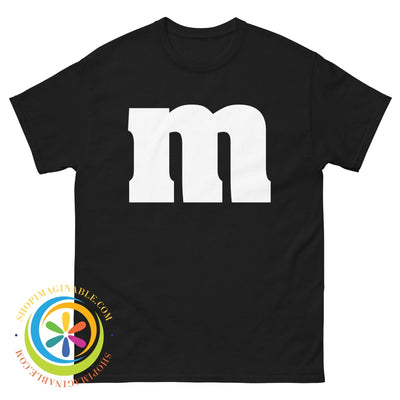 M & Ms Unisex Classic T-Shirt Black / S